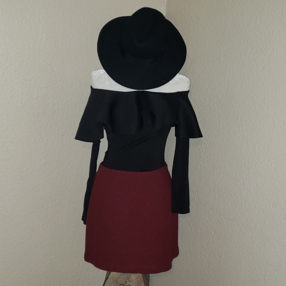 Ruffle Long Sleeve Bodysuit Blouse - Picture 2 of 3